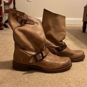 Frye moto boots